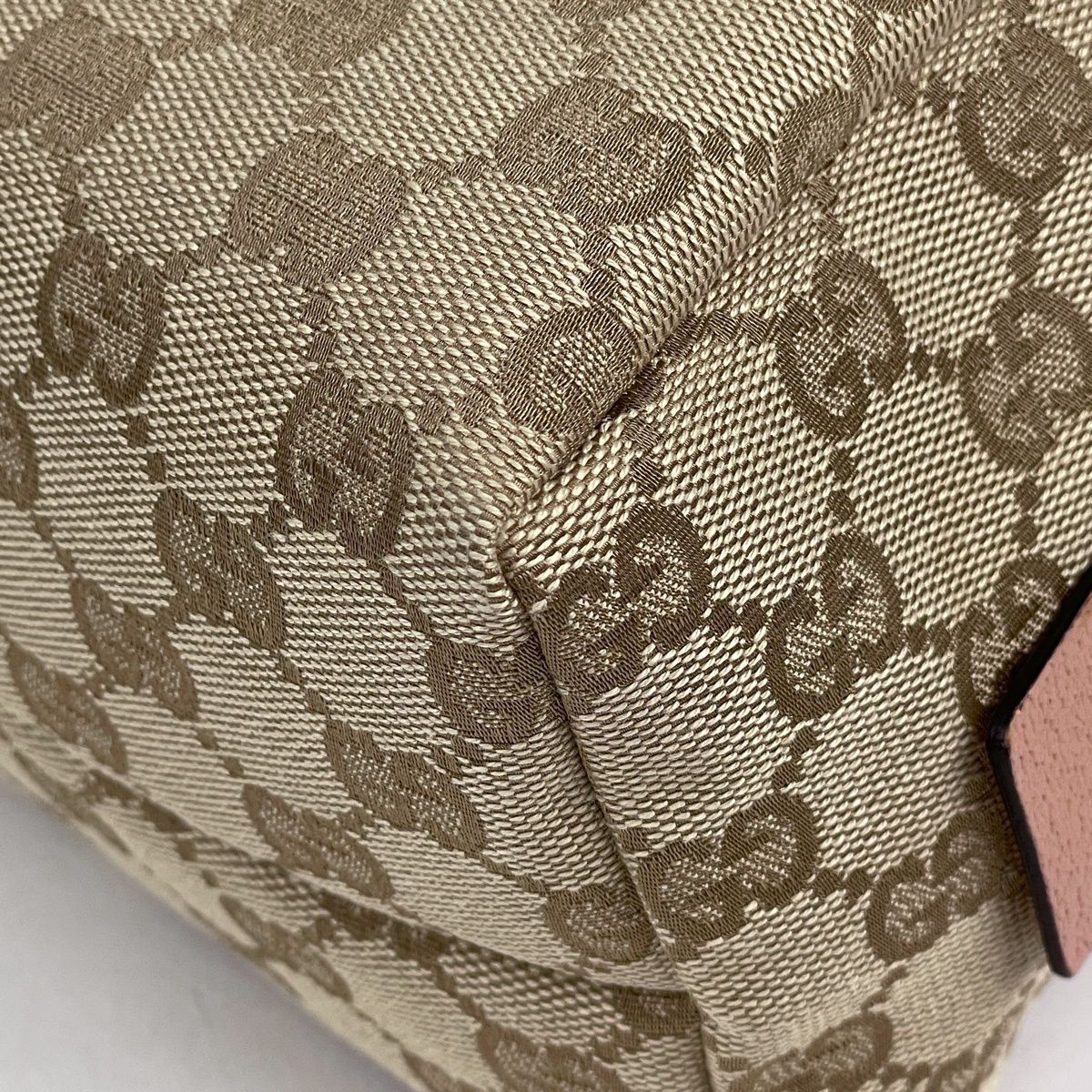 Gucci Handbag GG Pattern Canvas Beige Pink — view 3