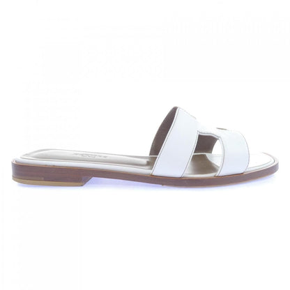Hermes Oran Sandals White