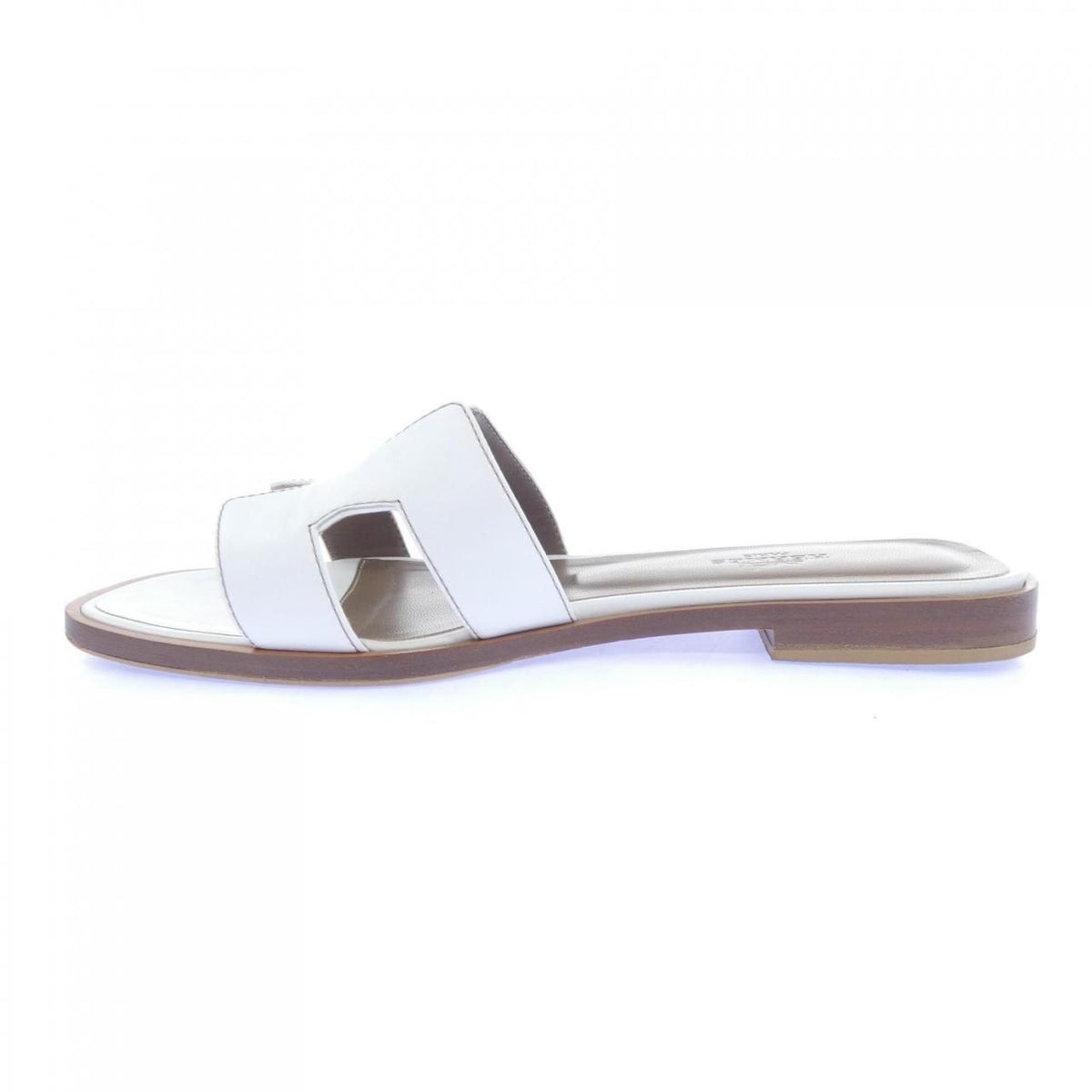 Hermes Oran Sandals White — view 2