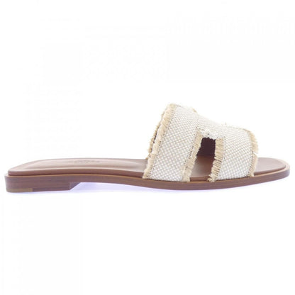 Hermes Oran Sandals White