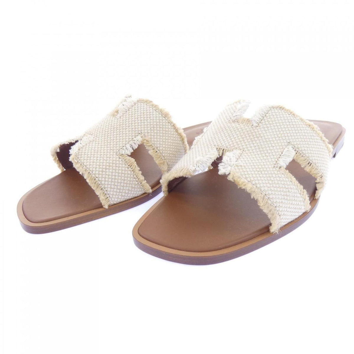 Hermes Oran Sandals White — view 3