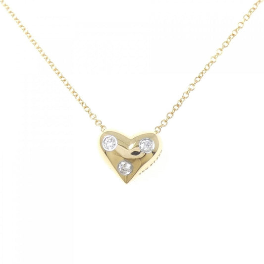 Tiffany & Co Dots Pinched Heart Necklace