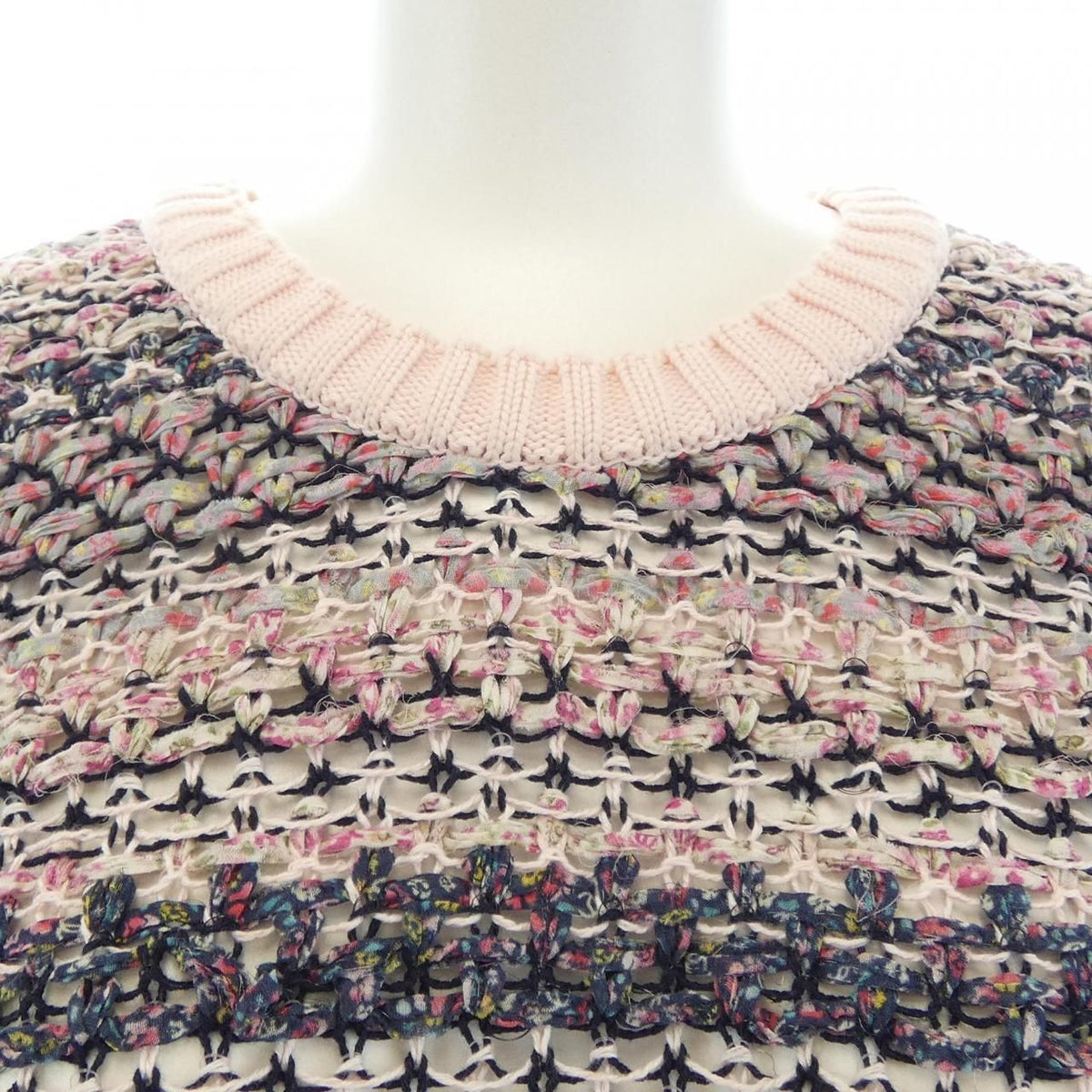 Chanel Knit Sweater Navy — view 5