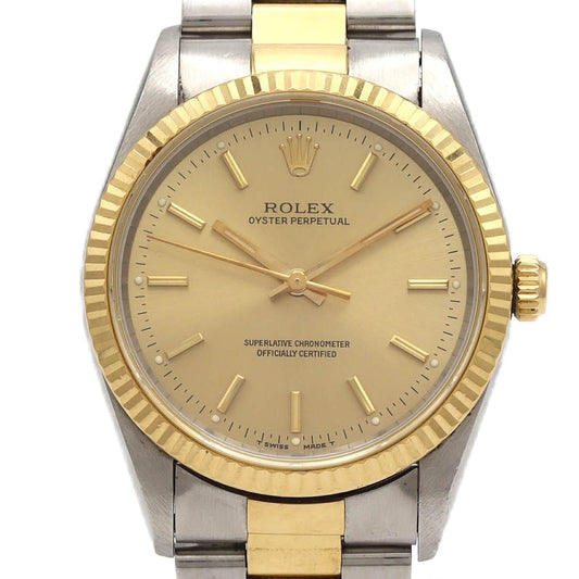 Rolex Oyster Perpetual Stainless Steel Yellow Gold Automatic Watch