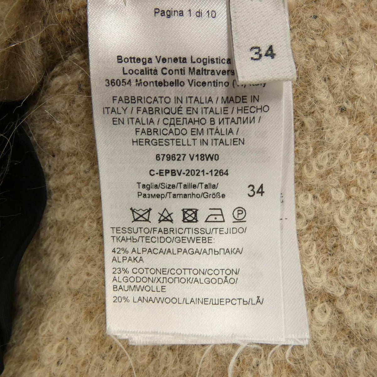 Bottega Veneta Coat Beige — view 3