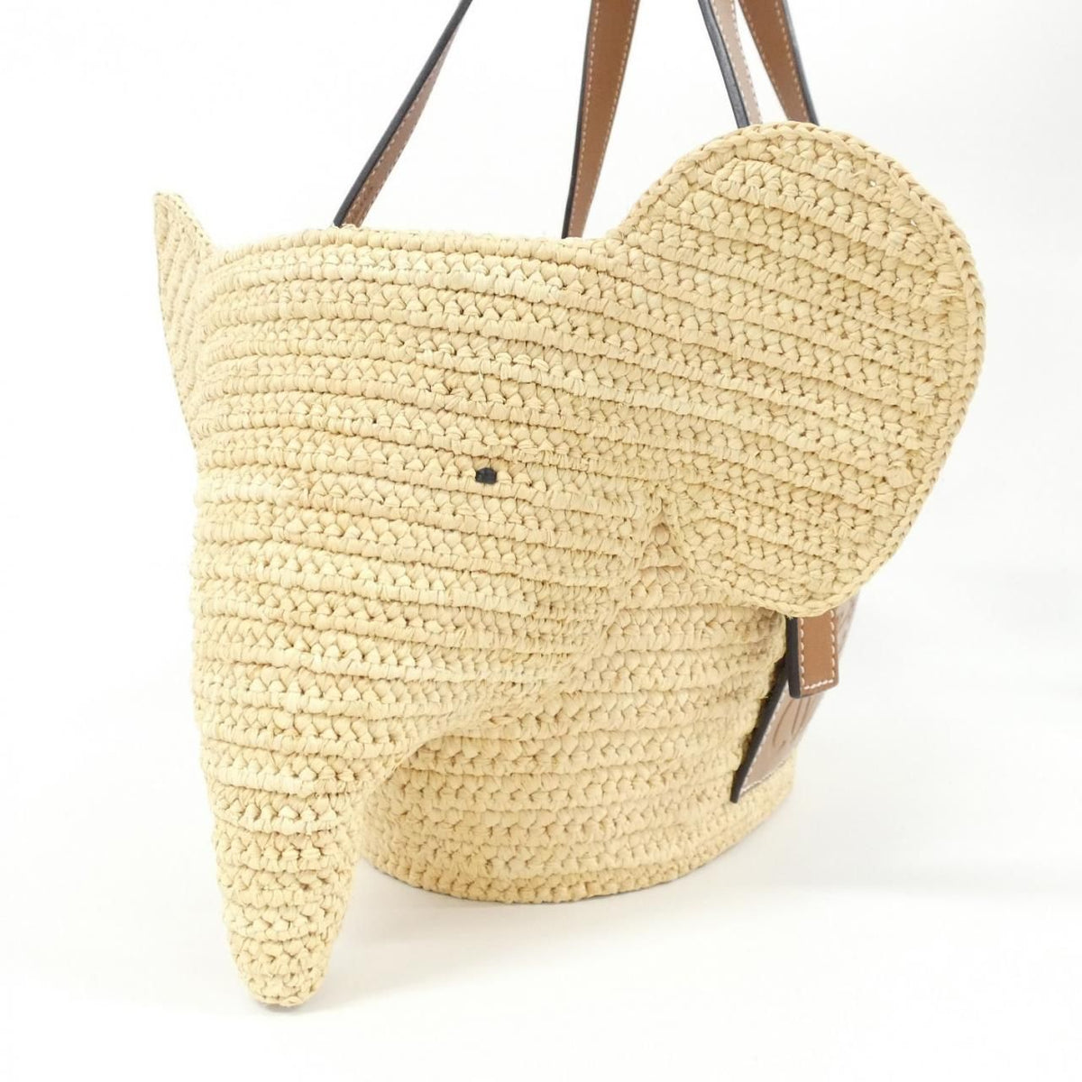 Loewe Animales Elephant Basket Small Bag — view 3