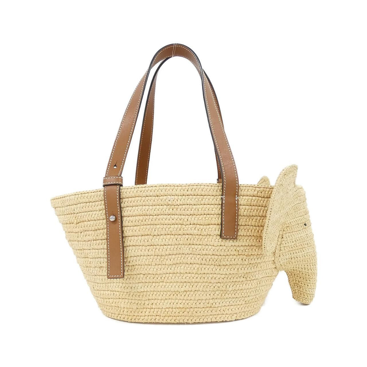 Loewe Animales Elephant Basket Small Bag — view 2