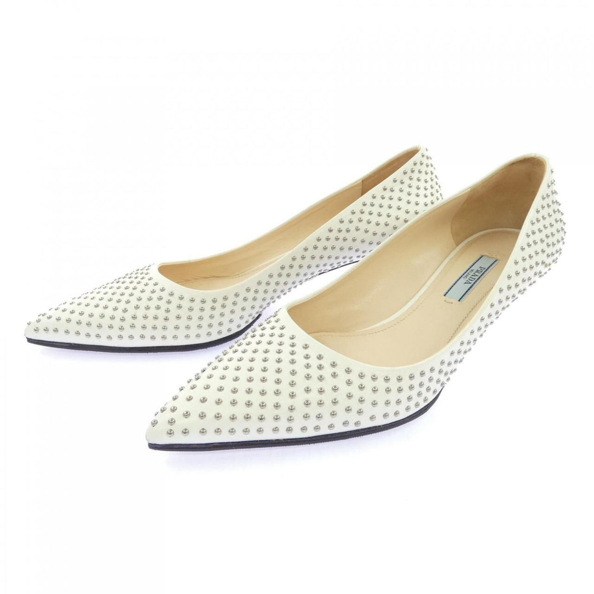 Prada Pumps Heel White — view 3