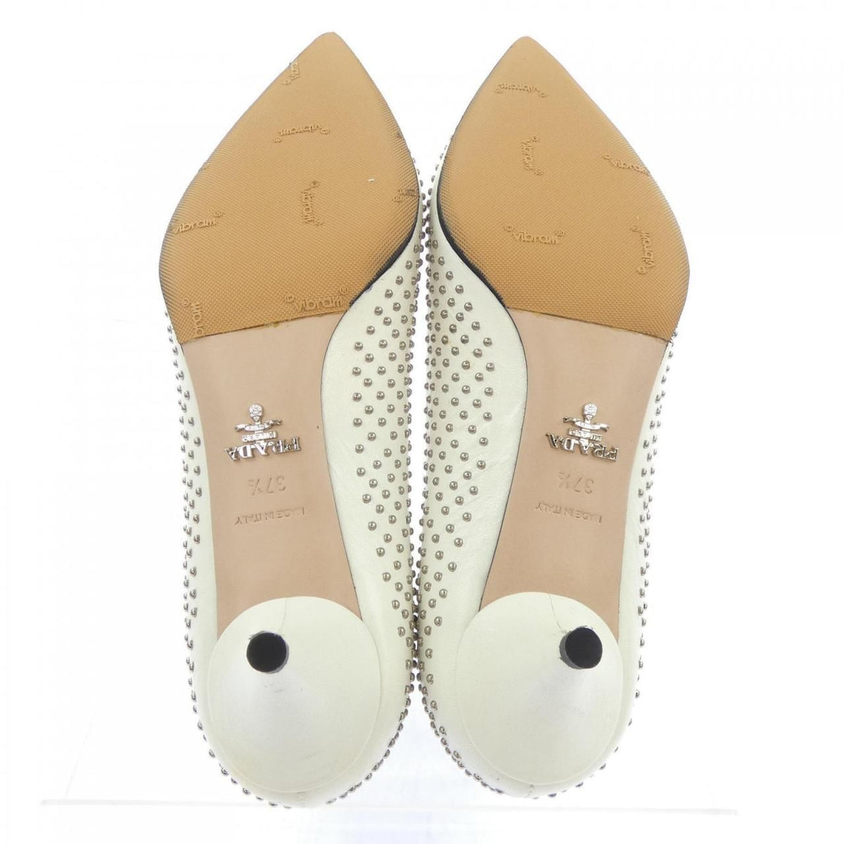 Prada Pumps Heel White — view 4
