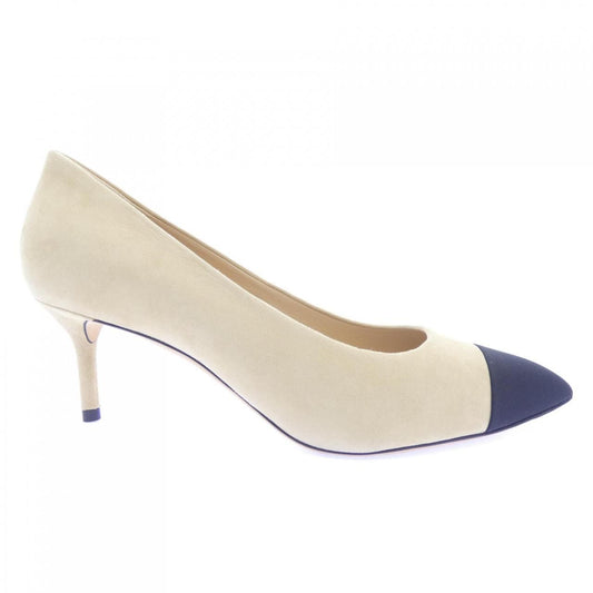 Chanel Pumps Heel Beige