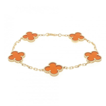 Van Cleef & Arpels Vintage Alhambra 5 Motif Bracelet — view 2