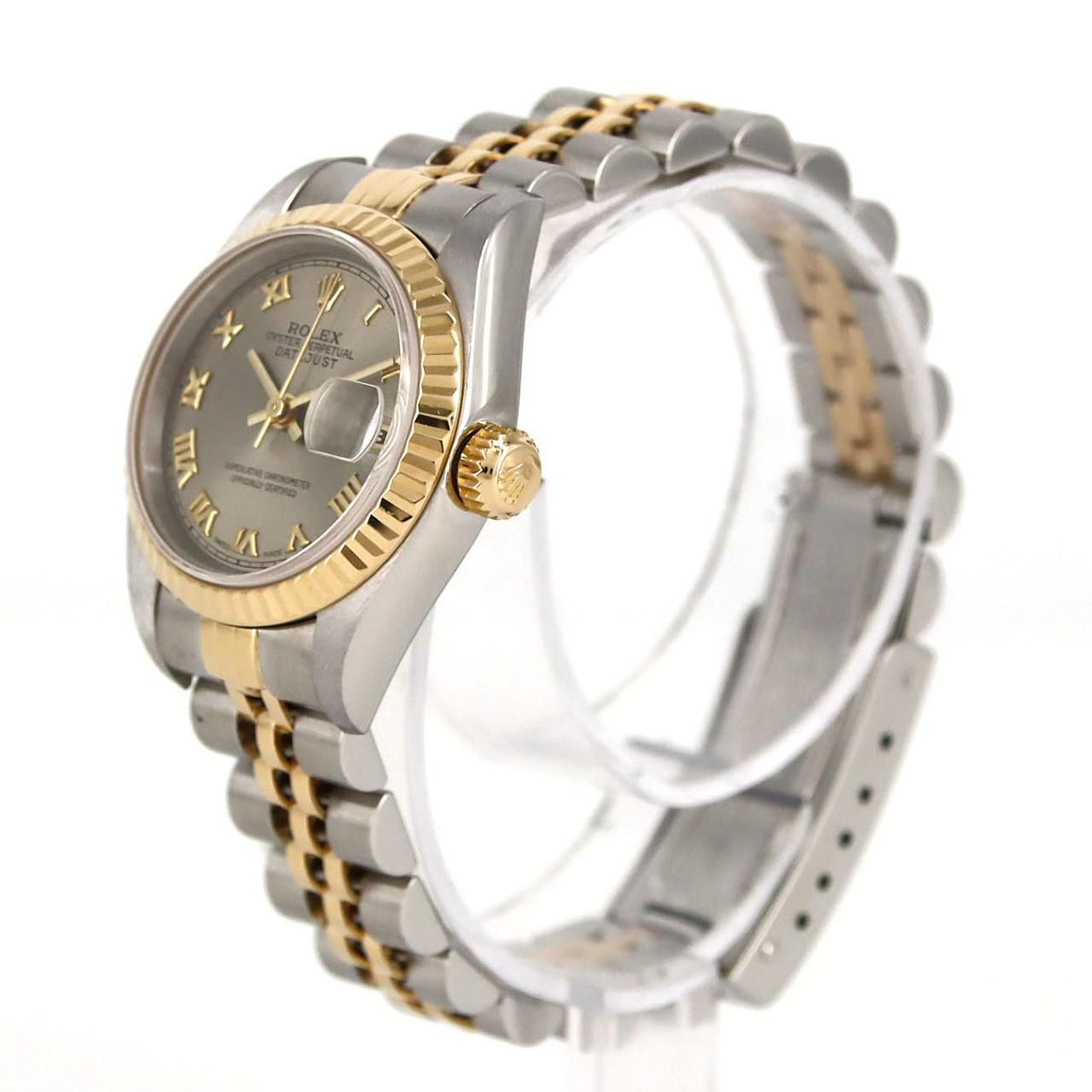 Rolex Datejust Stainless Steel Yellow Gold Automatic Watch — view 2