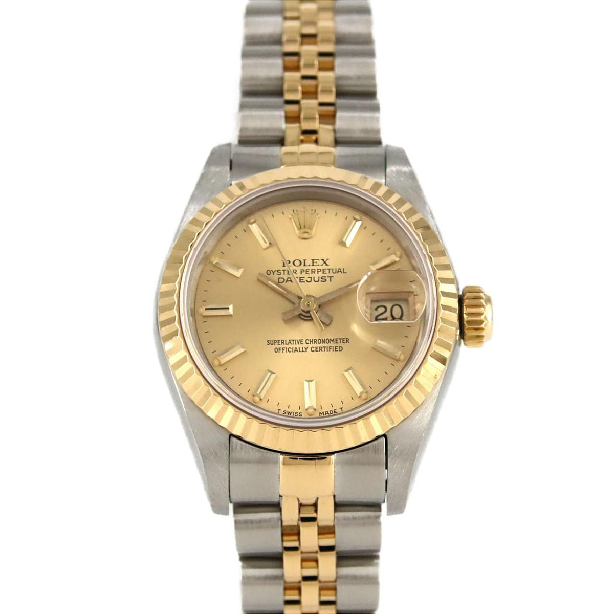 Rolex Datejust Stainless Steel Yellow Gold Automatic Watch