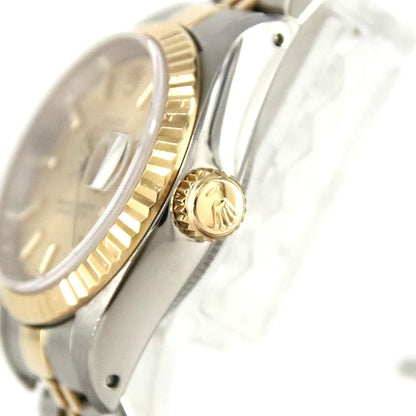 Rolex Datejust Stainless Steel Yellow Gold Automatic Watch — view 4