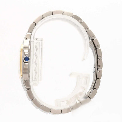Cartier Santos Galbee SM Stainless Steel Yellow Gold Quartz Watch — view 3
