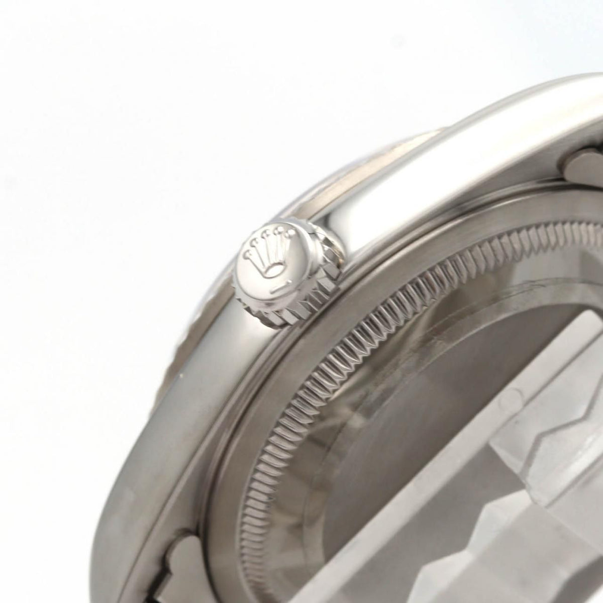 Rolex Datejust Stainless Steel White Gold Automatic Watch — view 4