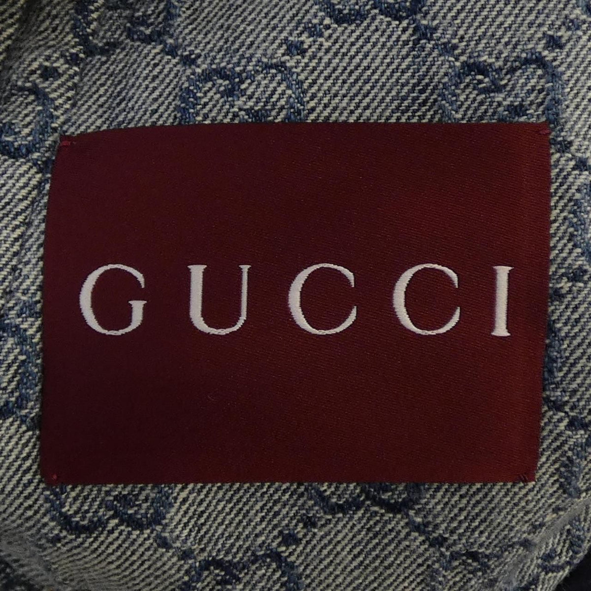 Gucci GG Denim Jacquard Top Jacket — view 4
