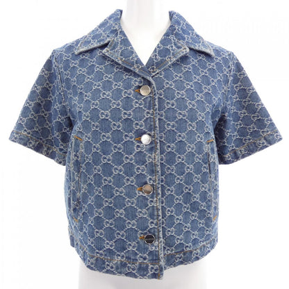 Gucci GG Denim Jacquard Top Jacket