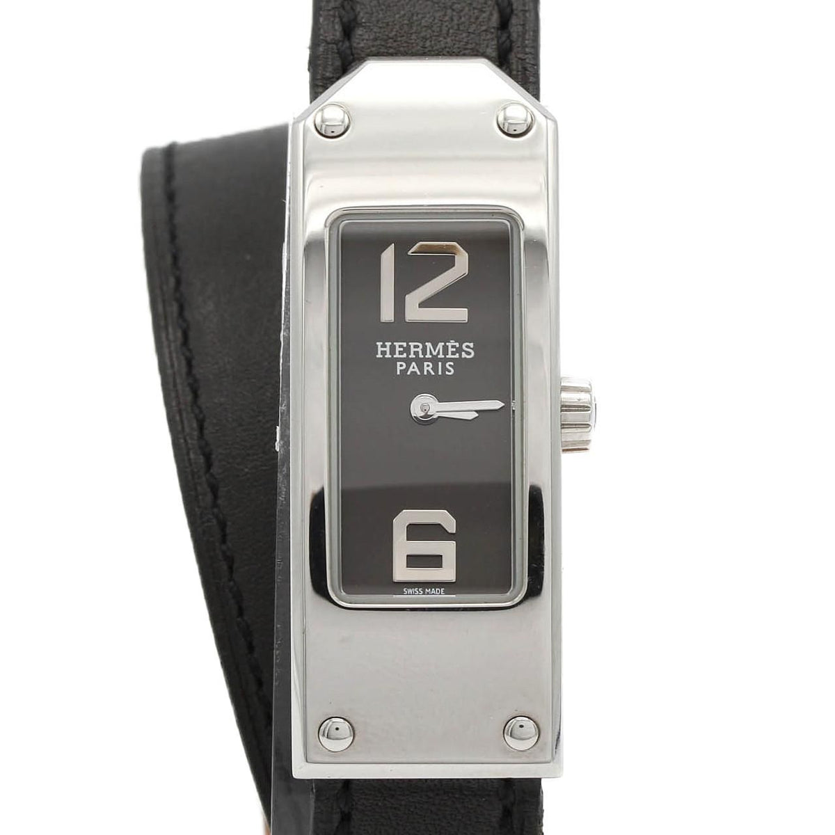Hermes Kelly 2 Double Tour SS Quartz Watch