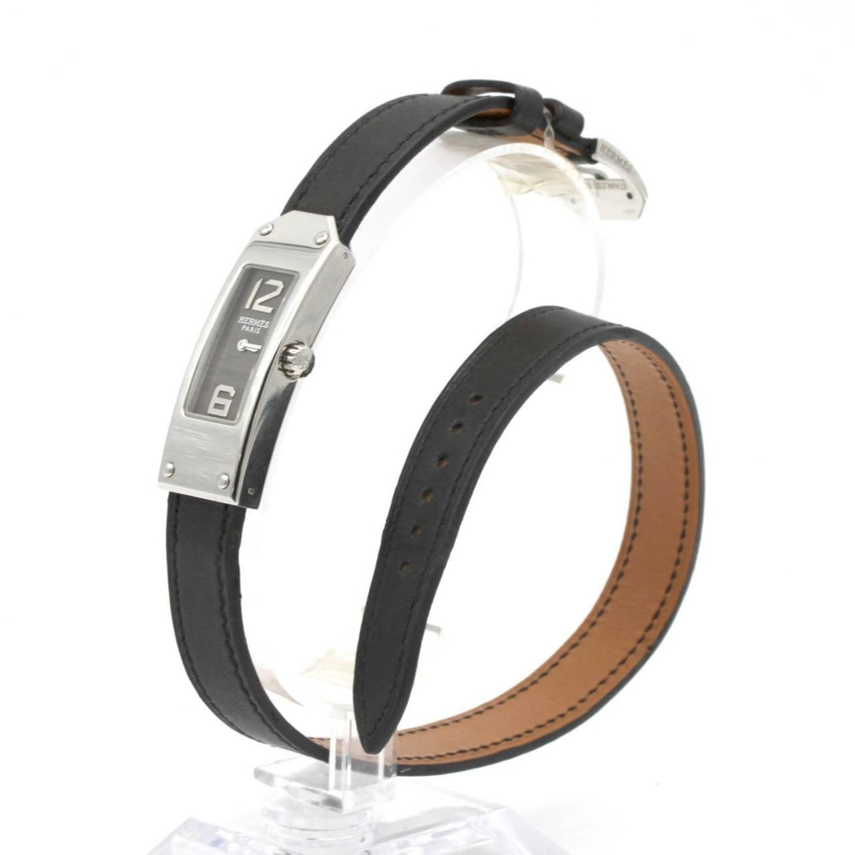 Hermes Kelly 2 Double Tour SS Quartz Watch — view 2