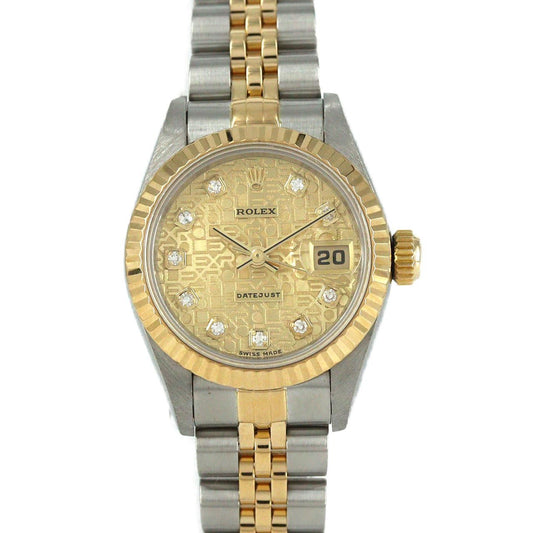 Rolex Datejust Stainless Steel Yellow Gold Automatic Watch