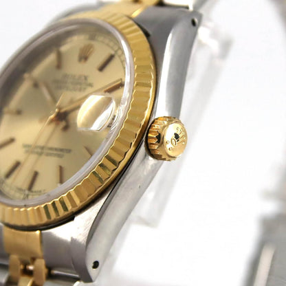 Rolex Datejust Stainless Steel Yellow Gold Automatic Watch — view 3