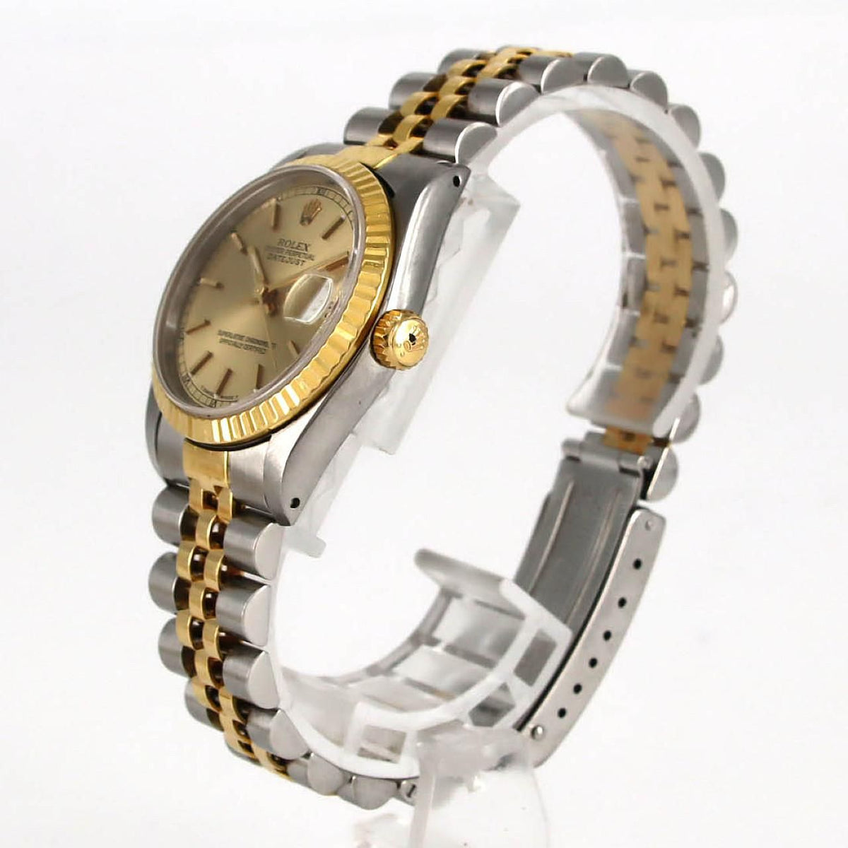 Rolex Datejust Stainless Steel Yellow Gold Automatic Watch — view 2
