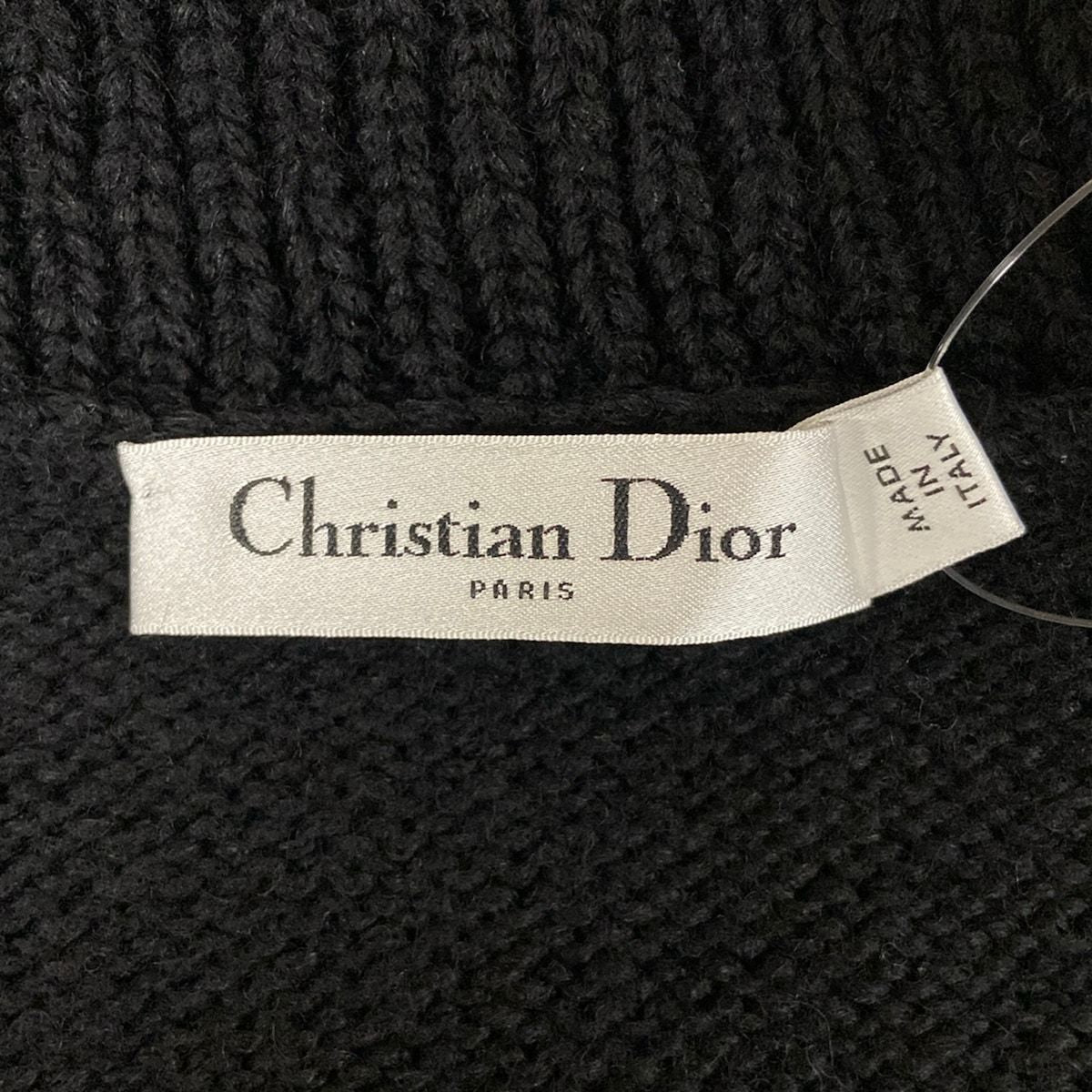 Dior Sleeveless Sweater I Black Wool 42 — view 3