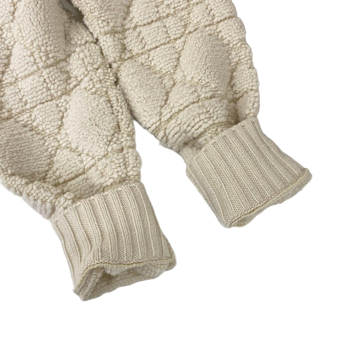 Dior Jacket I Ivory Long Sleeve Knit Winter Wool 40 — view 7