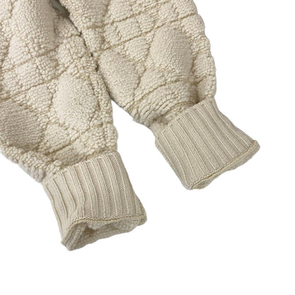 Dior Jacket I Ivory Long Sleeve Knit Winter Wool 40 — view 7