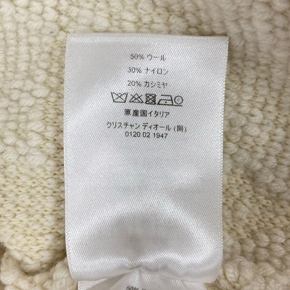 Dior Jacket I Ivory Long Sleeve Knit Winter Wool 40 — view 5