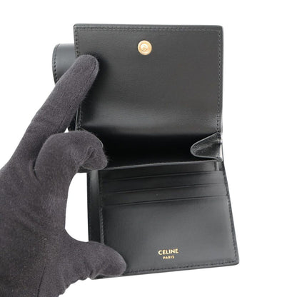 Celine Trifold Wallet 16 Small Black — view 6