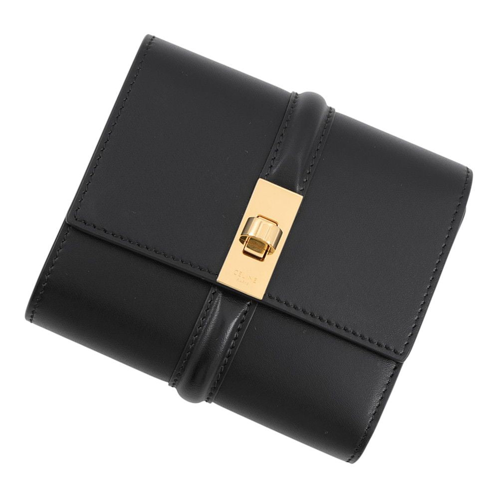 Celine Trifold Wallet 16 Small Black