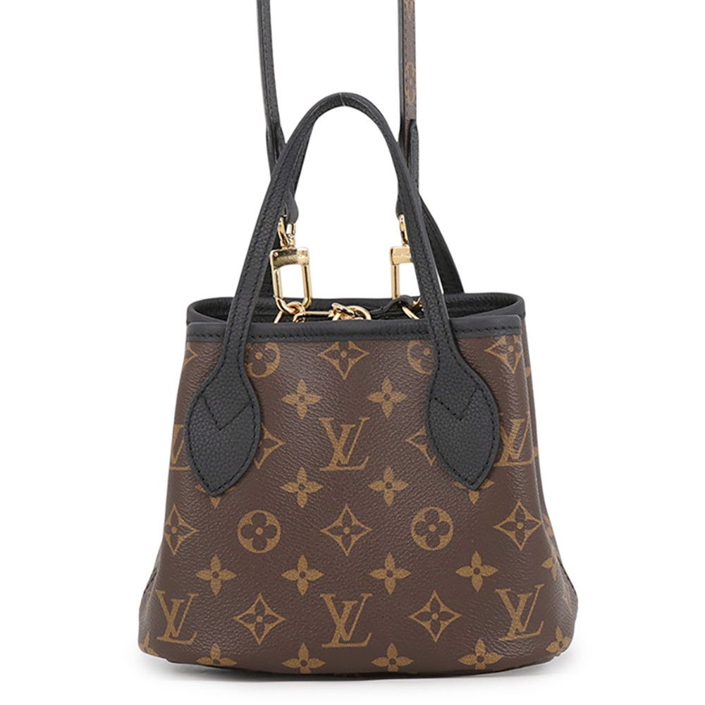 Louis Vuitton Tote Monogram Neverfull Inside Out BB 2-Way Shoulder Black — view 7