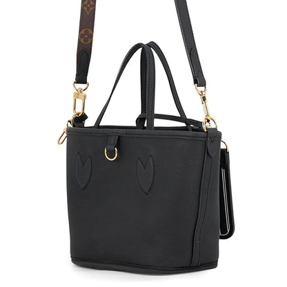 Louis Vuitton Tote Monogram Neverfull Inside Out BB 2-Way Shoulder Black — view 2