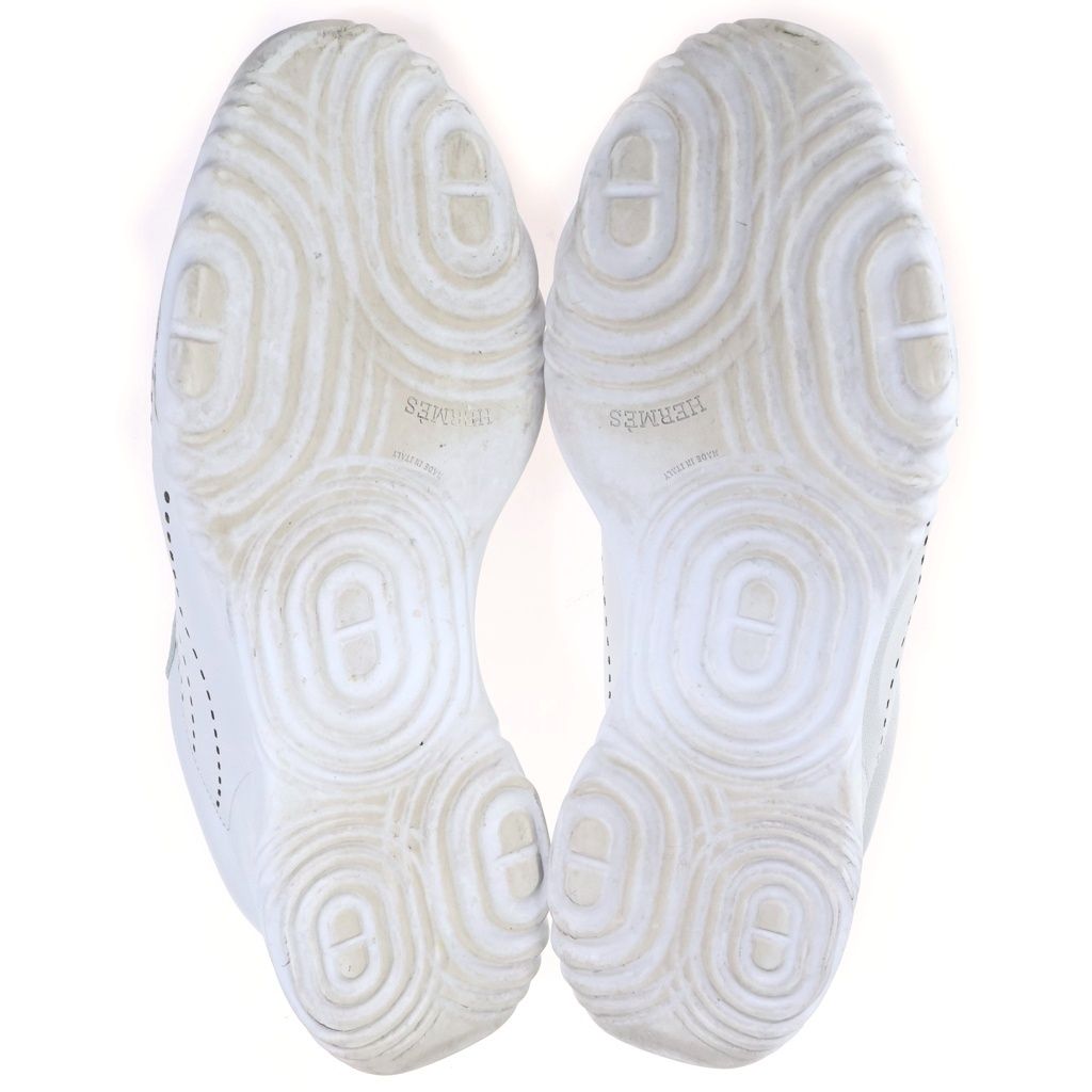 Hermes Neon Low Top Sneakers White — view 5