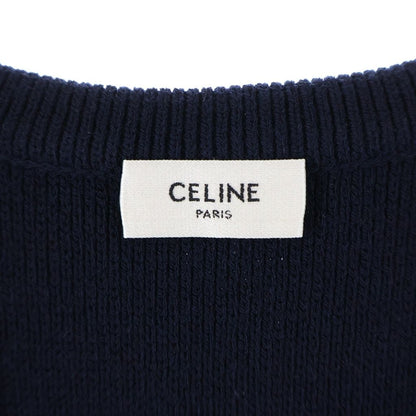 Celine Tunic Mini Dress in Interlock Wool Navy — view 7