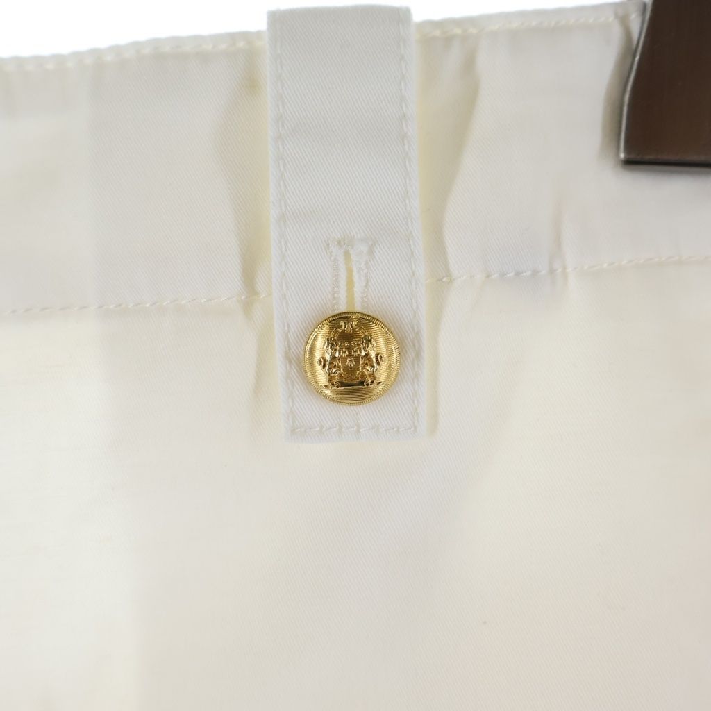 Celine Cotton Linen Cargo Pants White — view 5