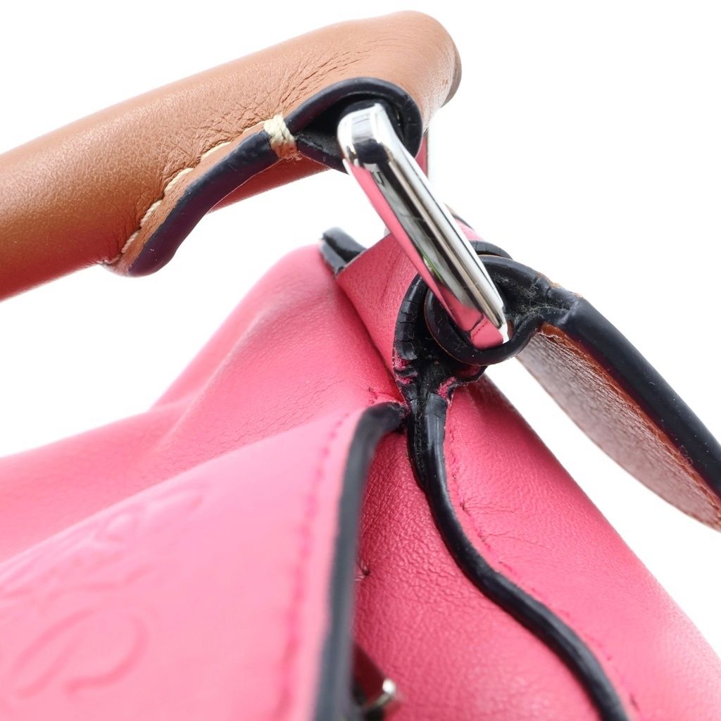 Loewe Puzzle Bicolor 2-Way Shoulder Bag Multicolor Leather Silver — view 7