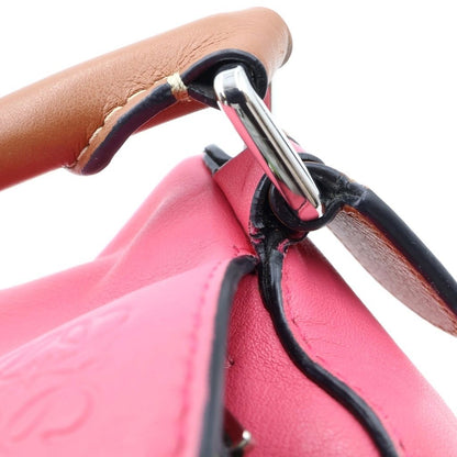 Loewe Puzzle Bicolor 2-Way Shoulder Bag Multicolor Leather Silver — view 7
