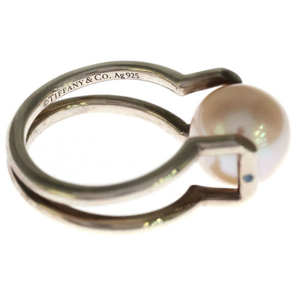 Tiffany & Co HardWear Fresh Water Pearl Ring Silver — view 5