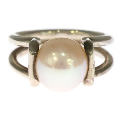 Tiffany & Co HardWear Fresh Water Pearl Ring Silver