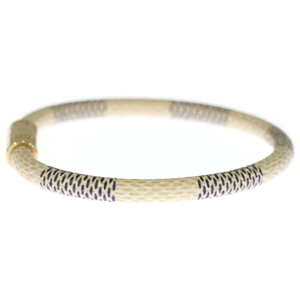 Louis Vuitton Damier Azur Bracelet Keep It White Gold — view 4