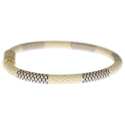 Louis Vuitton Damier Azur Bracelet Keep It White Gold — view 4