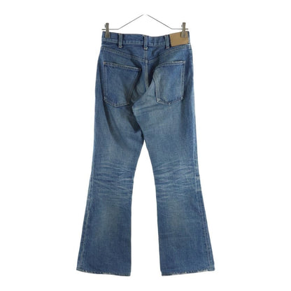 Celine Dylan Flare Denim Pants Indigo Blue Jeans — view 2