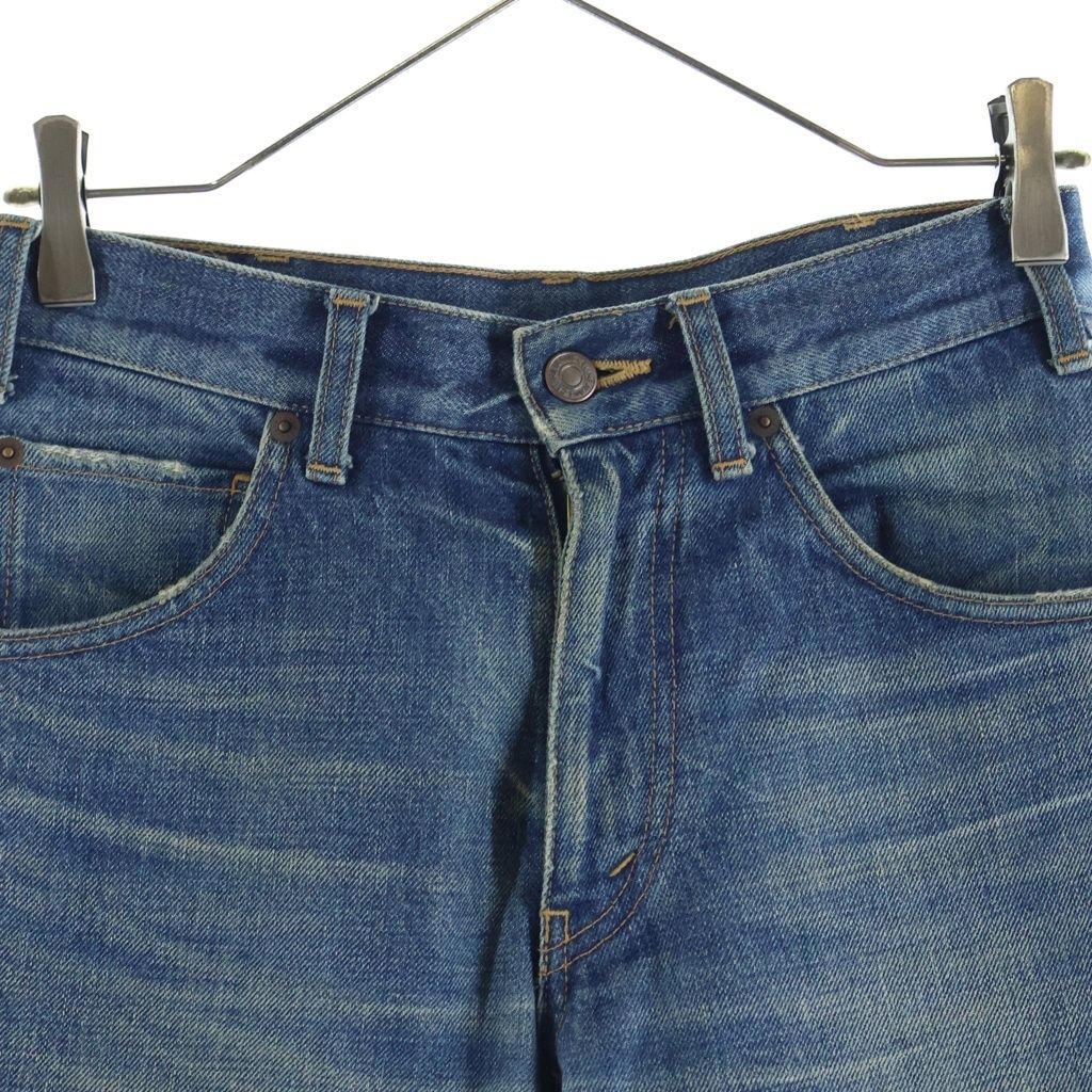 Celine Dylan Flare Denim Pants Indigo Blue Jeans — view 3