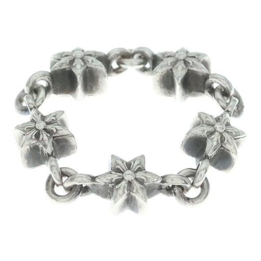 Chrome Hearts Chain Tny Star Thai Nice Ring Silver