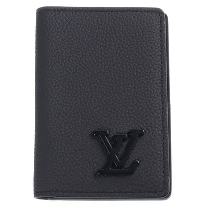 Louis Vuitton Aerogram Pocket Organizer Card Case Holder Black