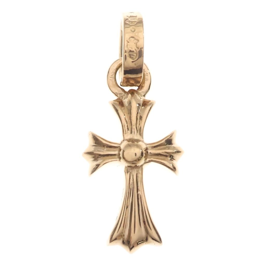 Chrome Hearts 22k Cross Baby Fat P Sap B Babyfat Pave Blue Sapphire Charm Gold — view 2