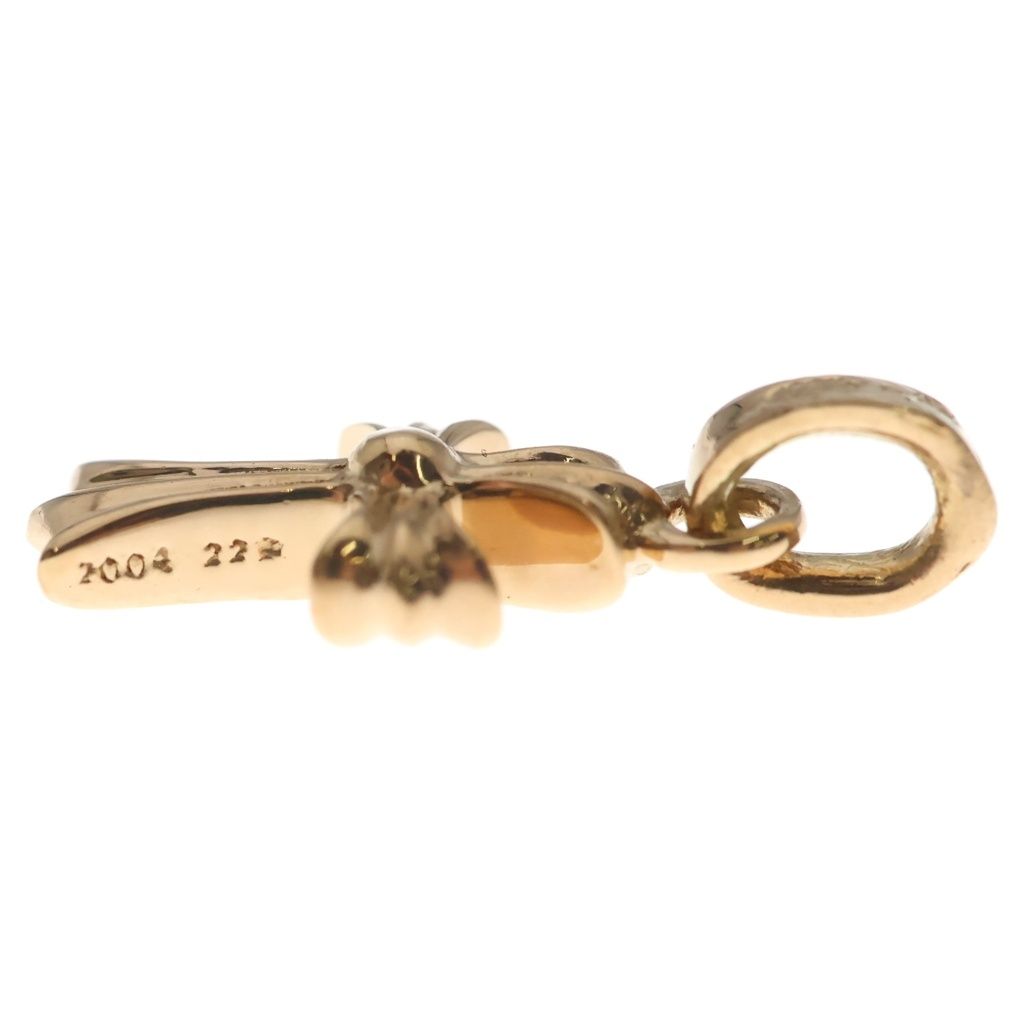 Chrome Hearts 22k Cross Baby Fat P Sap B Babyfat Pave Blue Sapphire Charm Gold — view 3